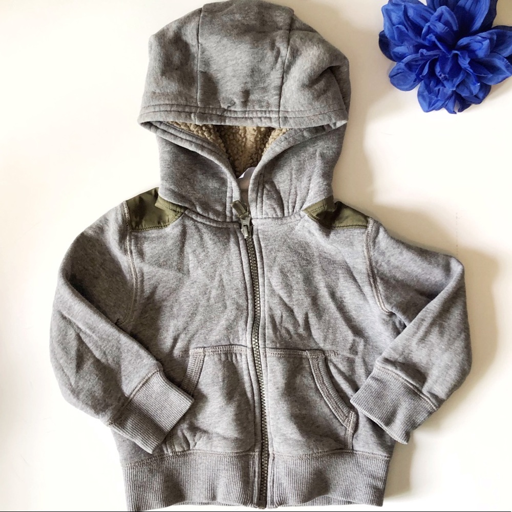 CARTER’S 2T GRAY / OLIVE GREEN HOODIE